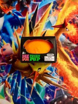 Needoh Funky Pup Orange Authentic Schylling Nee Doh Squishy Viral New