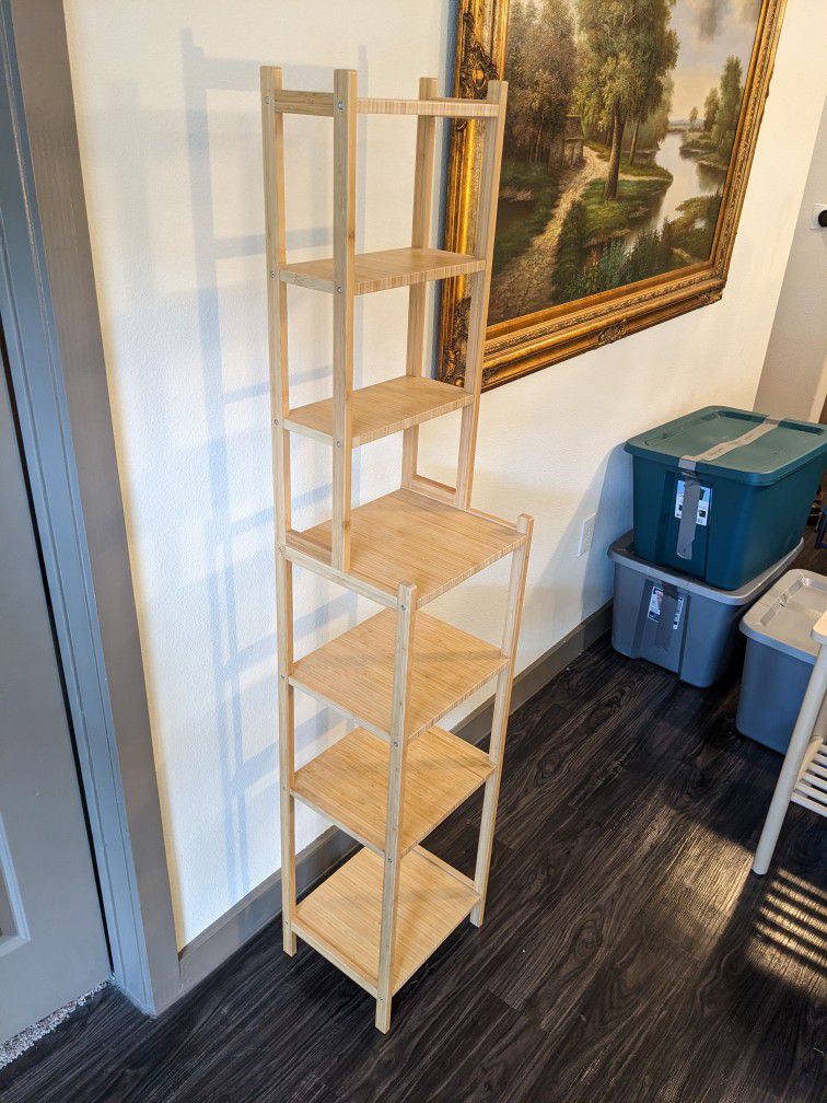 RÅGRUND Shelf unit, bamboo, 145/8x145/8x41 - IKEA