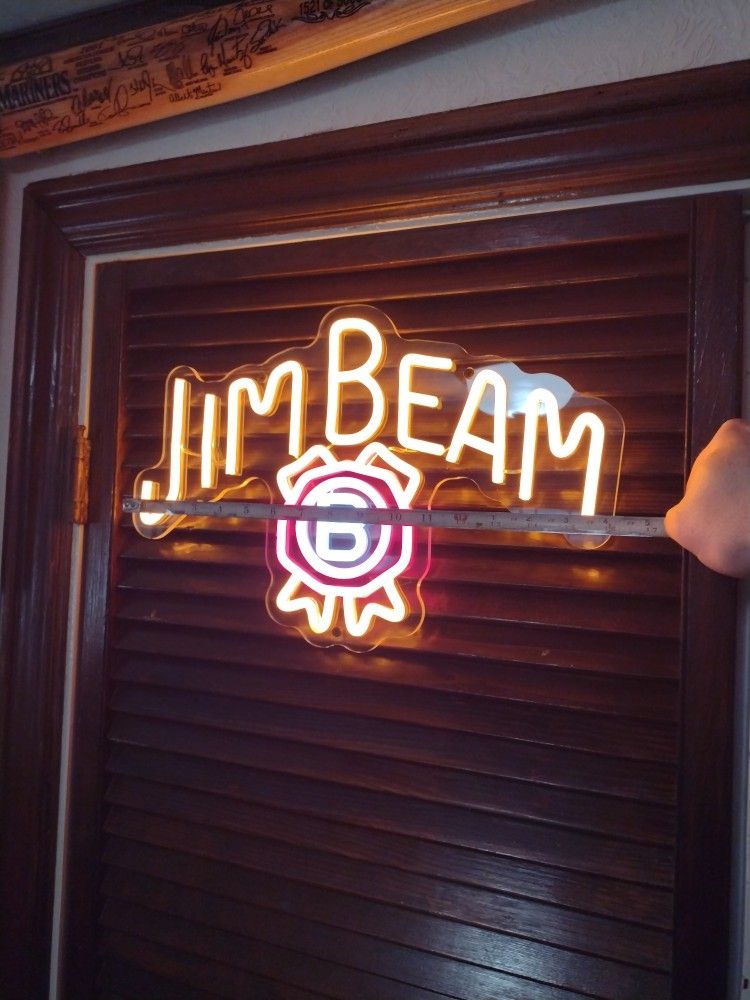 Jim beam Style Neon Sign