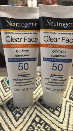Neutrogena Clear Face Sunscreen Lotion with SPF 50,