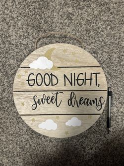 Moon, Nursery, Baby/Toddler Wall Hanging Decor Sign