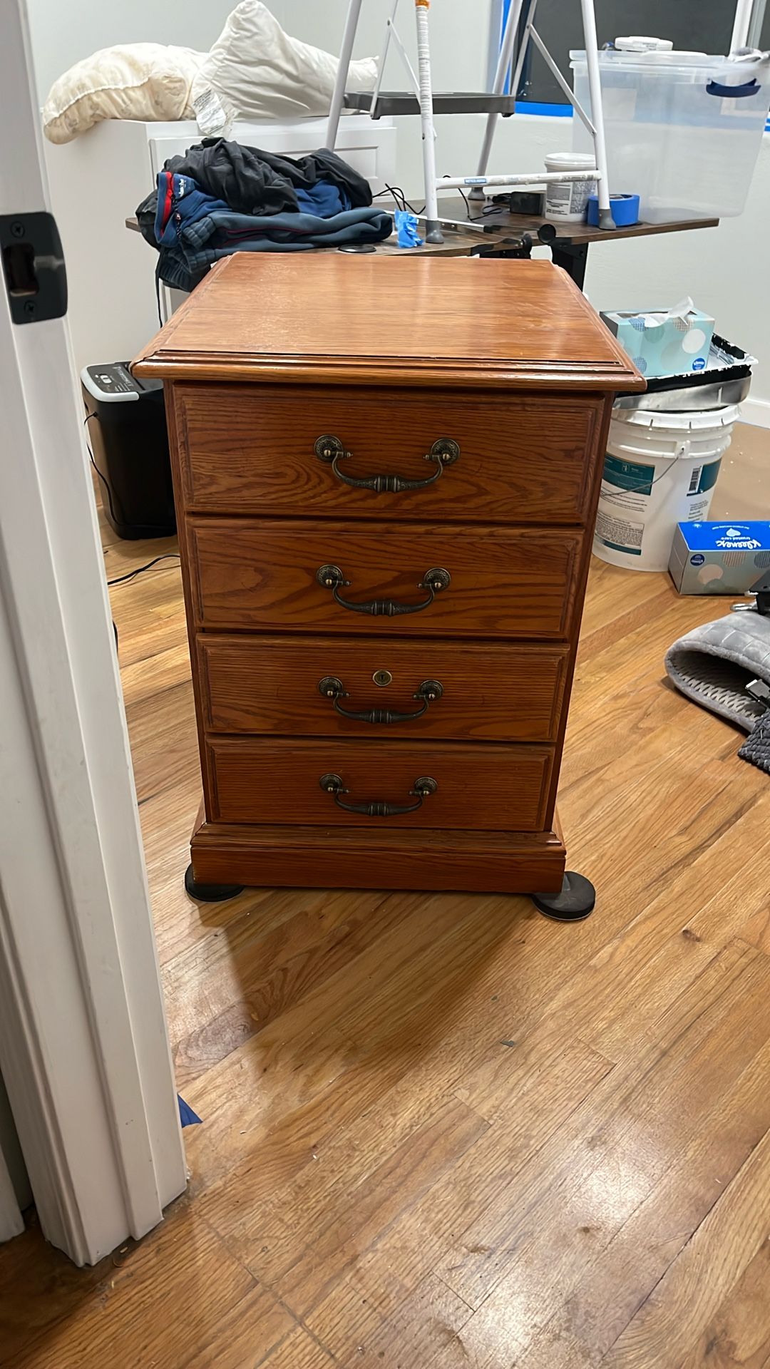 Oak File Cabinet