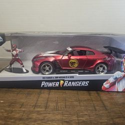 Jada Toys Power Rangers Red Ranger 2009 Nissan GT-R R35 