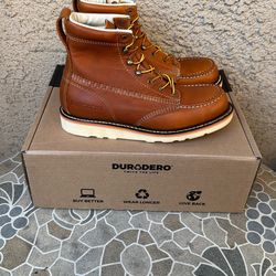 WORK BOOTS DURADERO 1632 SOFT TOE SIZE 8.5 MENS