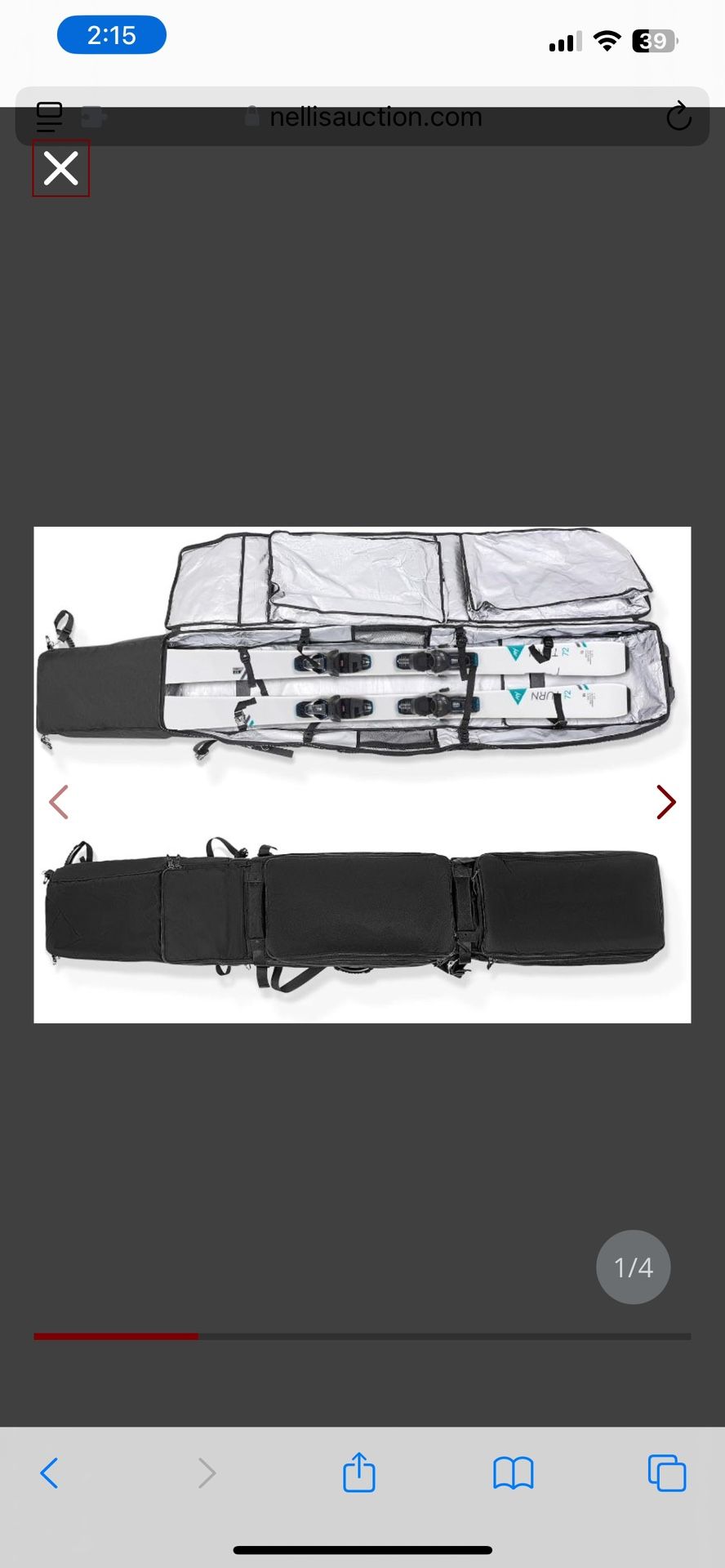 Snowboard Bag With Wheels - Ski Bags For Air Travel, Adjustable Rolling Length Up To 210 Cm