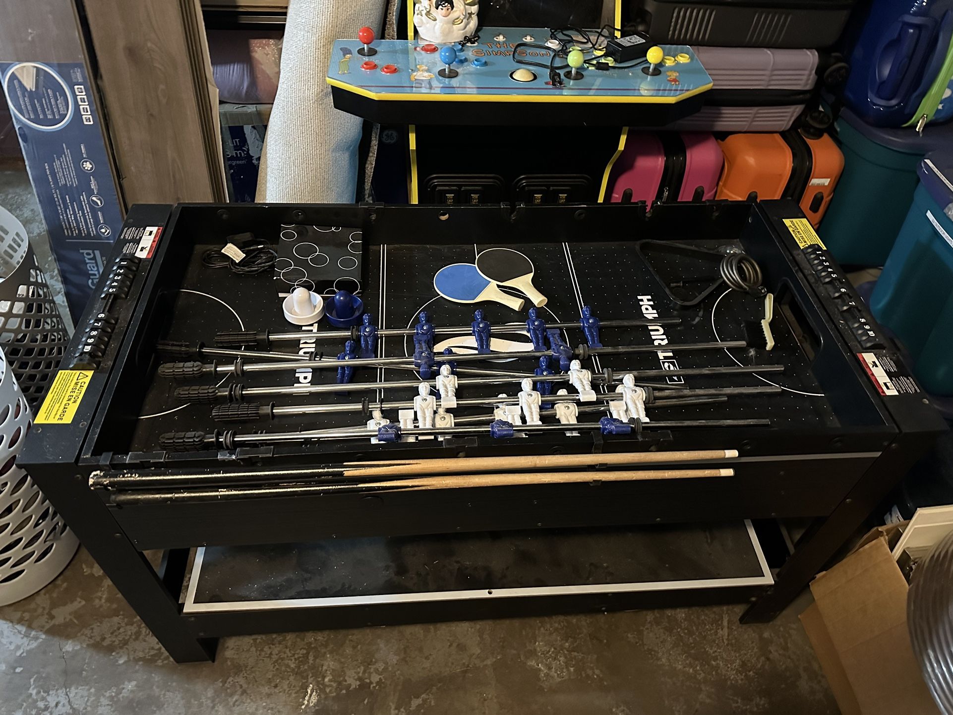 FREE Triumph 4 In 1 Multi Game Table 