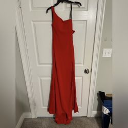 {B. DARLIN} Red One Shoulder Prom Formal Dress