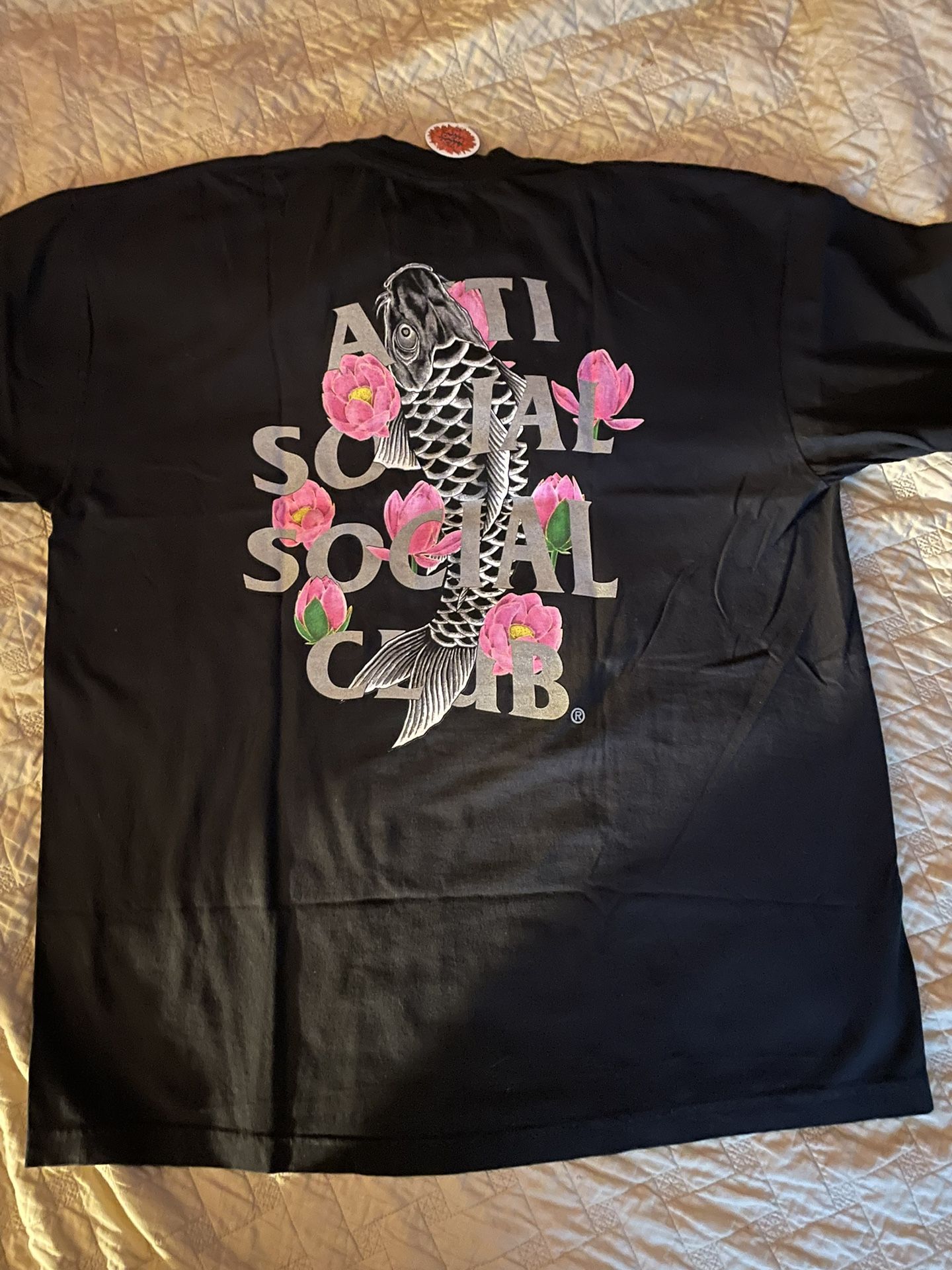 Anti Social Social Club 3m Reflective “Ornamental” Shirt Size XL