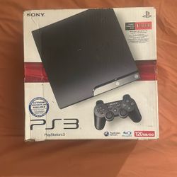 Sony PlayStation 3 PS3 Console 120GB with Original Box