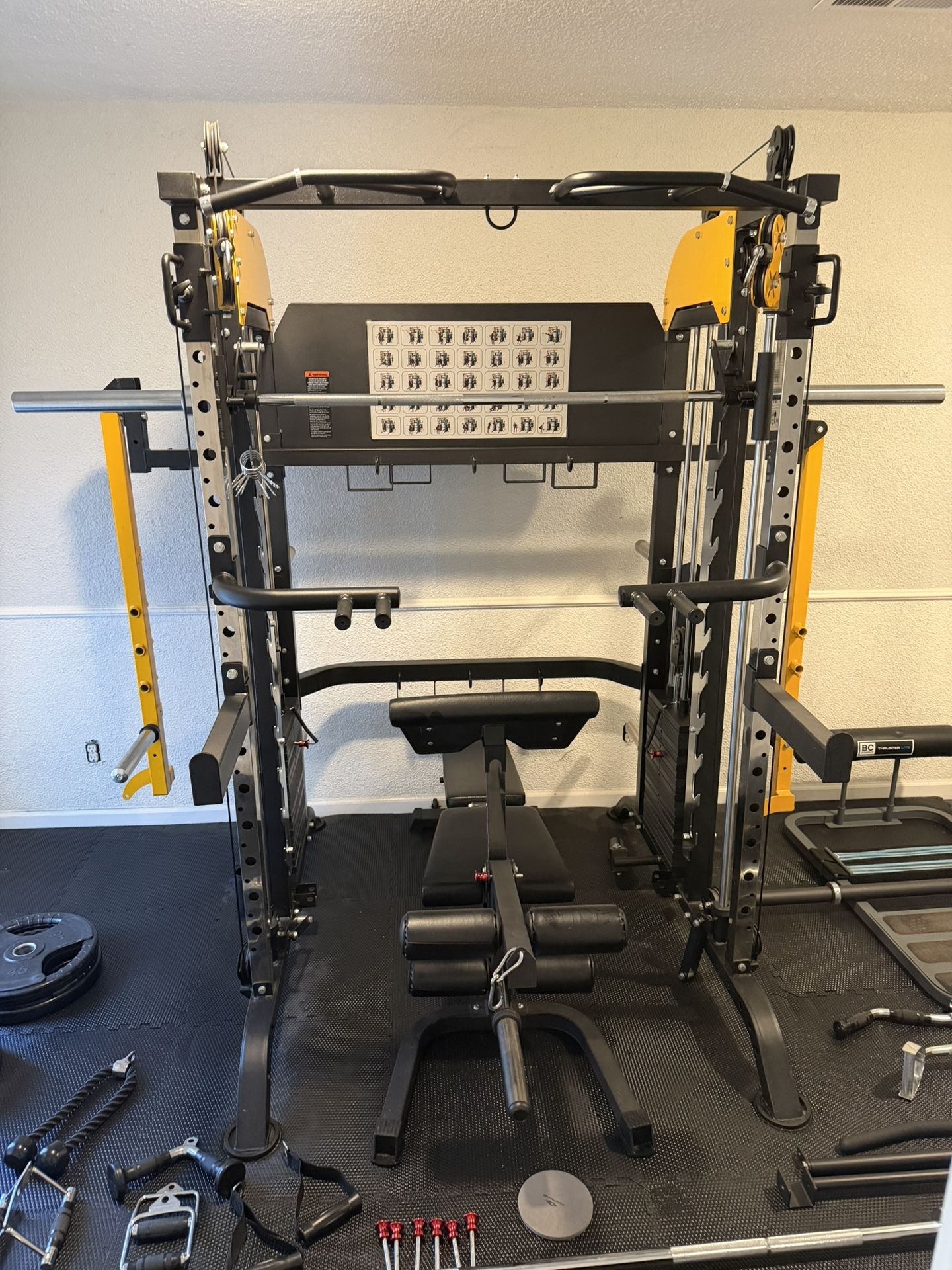 French Fitness FSR90 Gym Setup (fully loaded, low hours!)