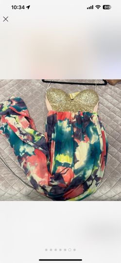 Multicolored Sequined Dress