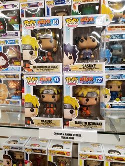 Naruto rasengen uzunaki sasuke funko pop animation