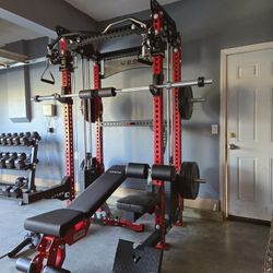 Vesta 2in1 Squat Rack | Functional Trainer | 400lb Weight Stack | Commercial Grade | Pulley |🔴Weights,Bar, & Bench Sold Separately 🔴FREE DELIVERY 🚚