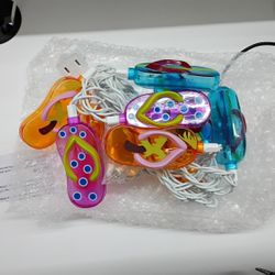 Multicolor Beach Flip Flop String Lights  Beach Themed Outdoor Party Lights