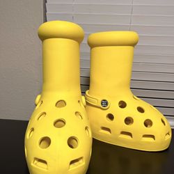 Big Yellow Croc MSCHF boots