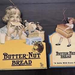 Original Butter Nut Bread Advertising Signs 