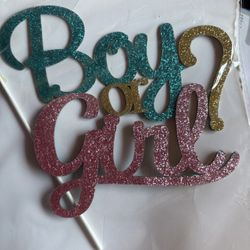 Boy  Or Girl Cake Top