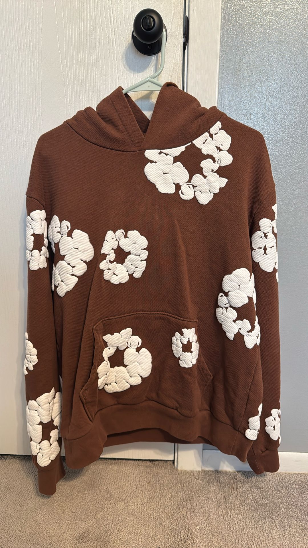 Denim Tears The Cotton Wreath Sweatshirt Brown Sz. M