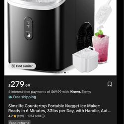 Portable Ice Bucket Machine