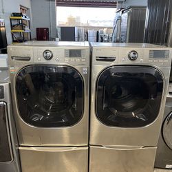 LG Gold Washer & Dryer Set 🧺✨