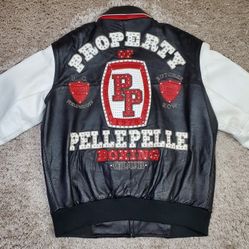 Pelle Pelle Marc Buchanan Leather Sz56 Fits 2/3XL