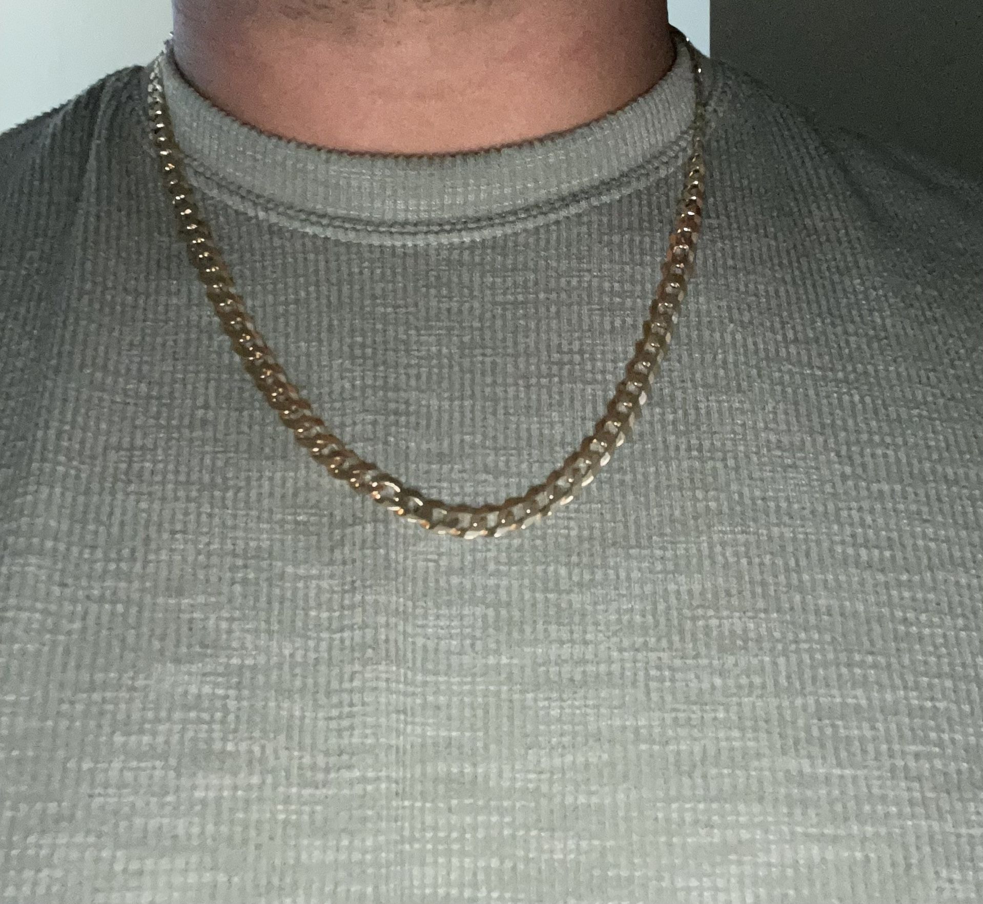 Plated Gold Chain 925 Stamp 92% Plated Gold
