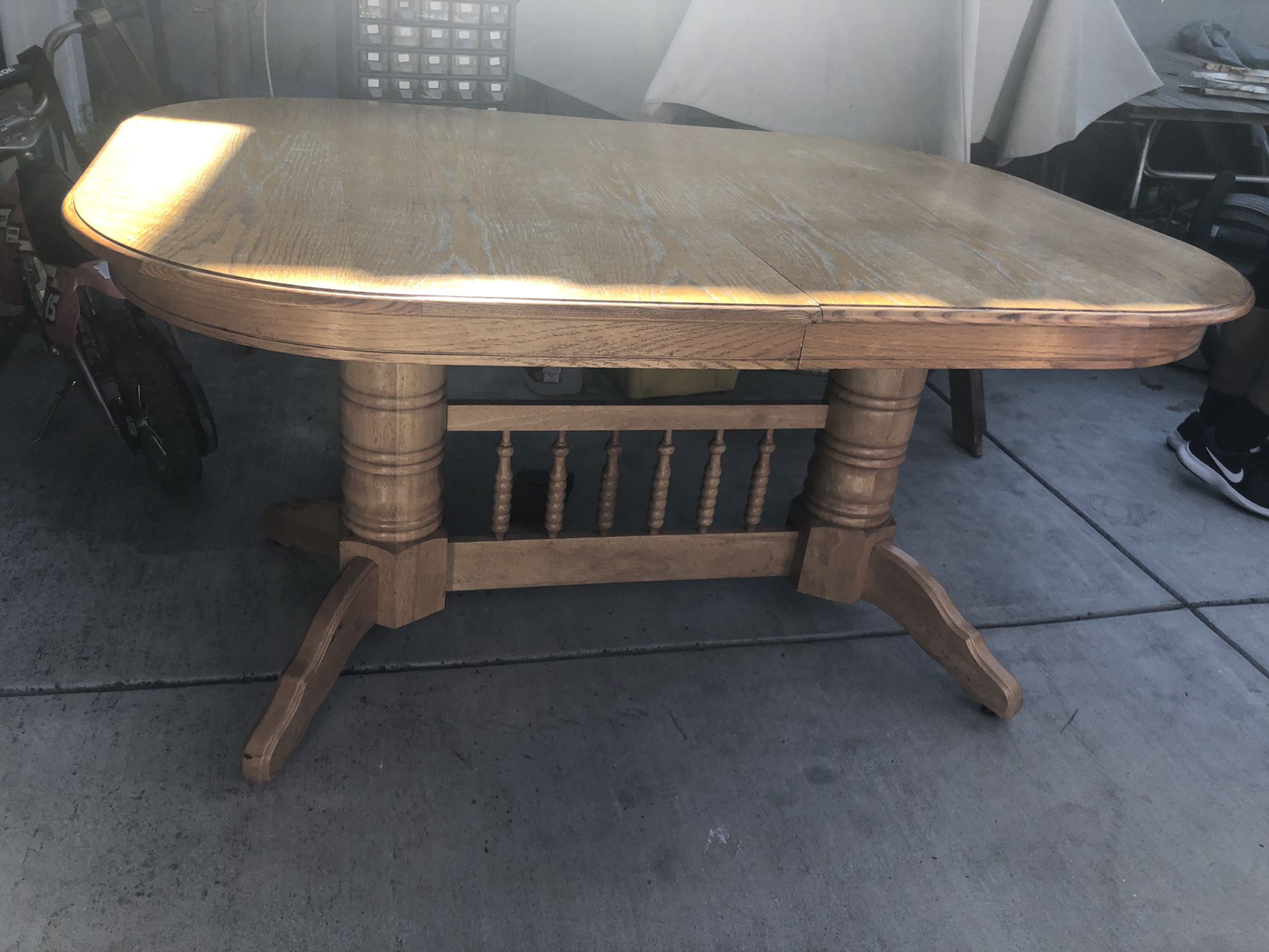 Kitchen table with no chairs