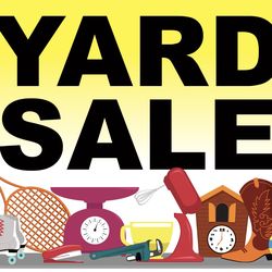 Yard sale 3/13