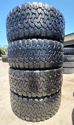 35*12.50r18 Bfgoodich Ko2 Set de Tires en buenas condiciones de vida las 4