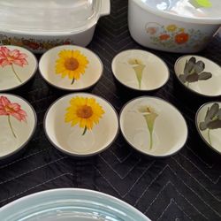 Noritake 8 Small Bowls And Matching Plates X8. All New