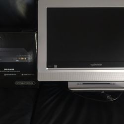 DVD  PLAYER WITH TV MONITOR 