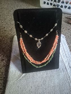 Jewelry  sterling  silver  coral  chain