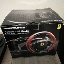 Ferrari 458 Spyder Steering Wheel For Gaming Console