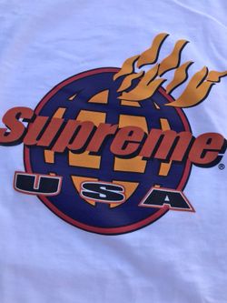 Supreme Fire T-shirt.