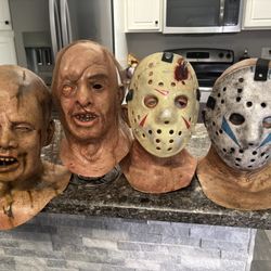 Friday The 13th Screen-Accurate Latex Masks + Hockey Masks