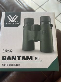 Vortex Bantam HD 6.5x32 - Youth Binoculars HD optics, XR lens coatings, tripod adaptable, waterproof, fogproof, shockproof