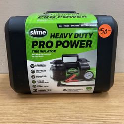 SLIME HEAVY DUTY PRO POWER TIRE INFLATOR.