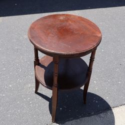 Wooden Cherry Side Table 