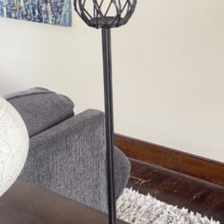 Tall Thick Metal Candle Holder 