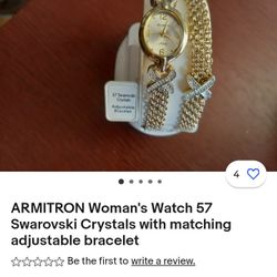 Armitron Watch And Bracelet 