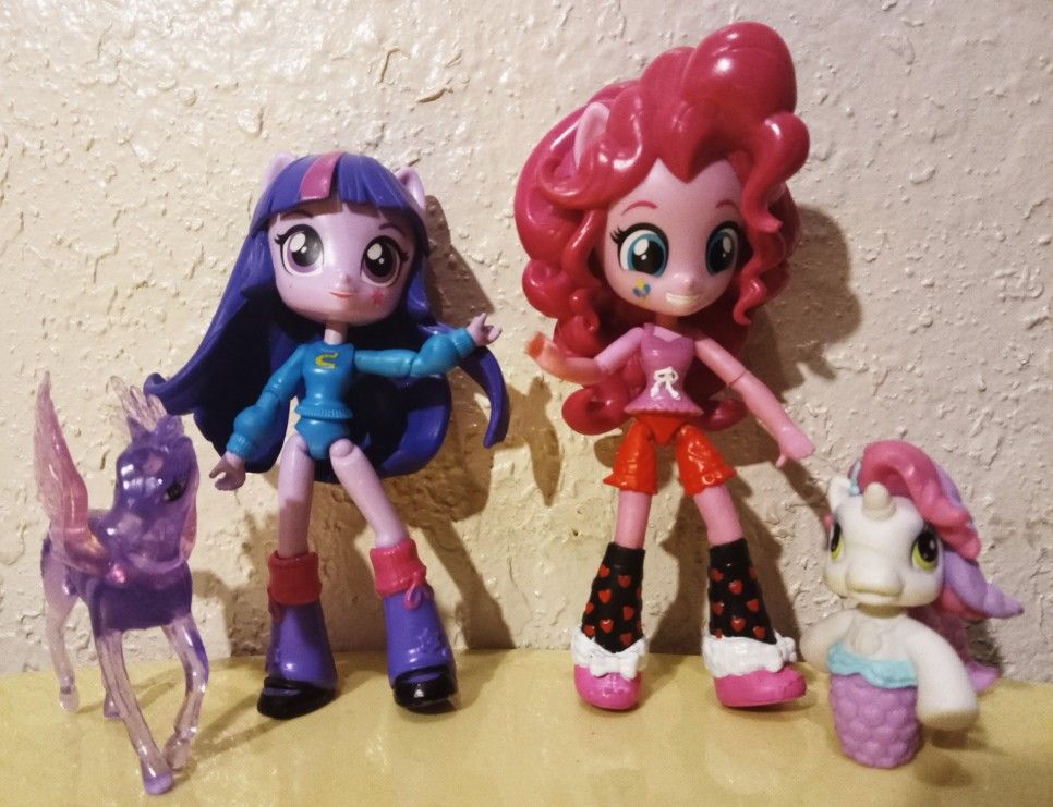 My little Pony Mini Equestria dolls 2 figurines