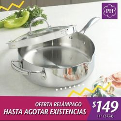 Sarten Hondo De 11 De Diámetro De Princess House Nuevo 