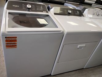 Oversized set top load washer & electric dryer with warranty delivery Available fee depends on address 🛣️🏠🛻
