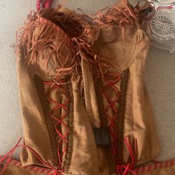 Sexy Corset Native American Costume 