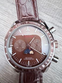 Omega Speedmaster Moonphase Style Quartz Watch – Brand New