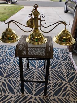 Triple Pretty Gold dinning room light