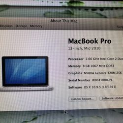 MacBook  Pro  13”   2010