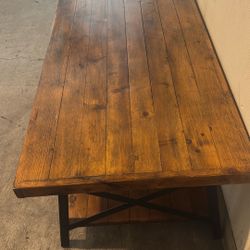 Wood coffee table 