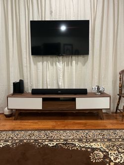 Mid Century Modern TV Credenza Console