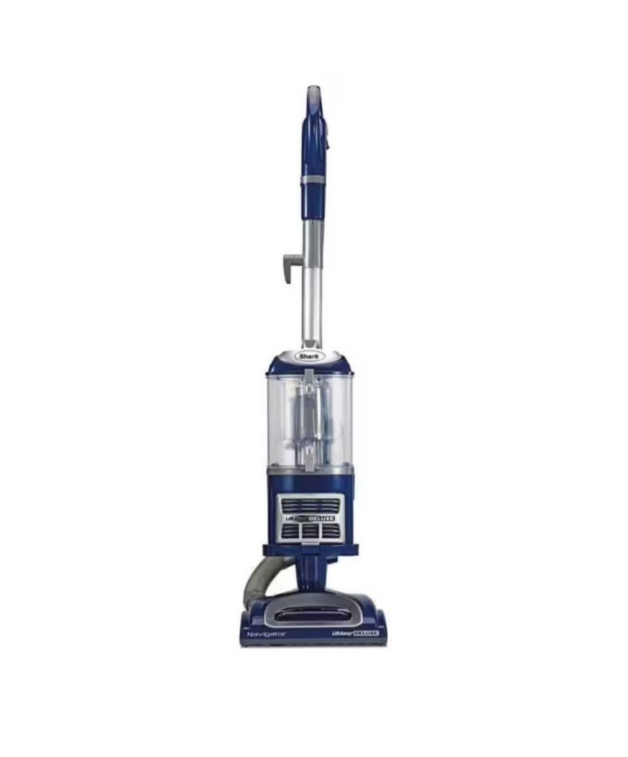 Shark Navigator Lift-Away Deluxe Corded Bagless HEPA Filter Upright Vacuum for Hard Floors and Area Rugs in Blue - NV360